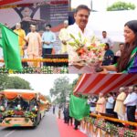 मुख्यमंत्री योगी आदित्यनाथ ने गौतमबुद्धनगर वासियों को दी बड़ी सौगात,नोएडा,ग्रेटर नोएडा व यीडा क्षेत्र में जेवर एयरपोर्ट तक संचालित होने वाली 45 इलेक्ट्रिक व 3 हाइड्रोजन बसों को वर्चुअल किया फ्लैग ऑफ।